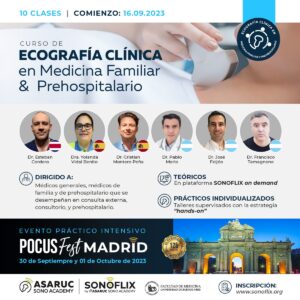 Ecografía Clínica en Medicina Familiar & Prehospitalario 2023