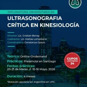 Curso de Ultrasonografía Crítica en Kinesiología Marzo 2026
