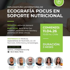 Ecografía Pocus en soporte nutricional 2026
